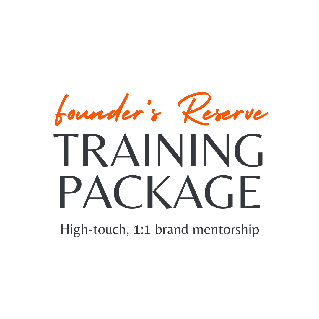 FOUNDER'S RESERVE TRAINING PACKAGE